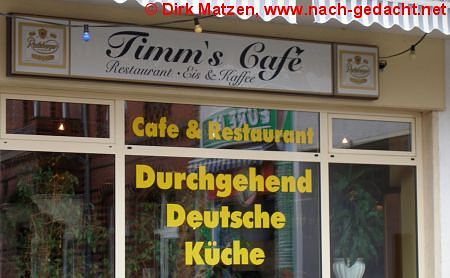 Durchgehend Deutsche Kche in Timm's Caf Rathenow