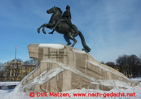 Sankt Petersburg, Reiterstandbild von Peter dem Groe