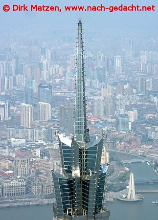 Shanghai, Jin Mao Tower-Spitze
