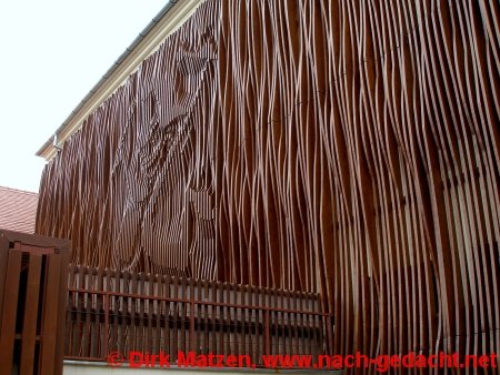 Sibiu, Hermannstadt - Fassade Gong-Theater
