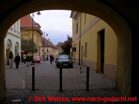 Sibiu, Hermannstadt - Durchgang zur Piaţa Mare