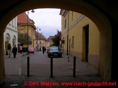 Sibiu, Hermannstadt - Durchgang zur Piaţa Mare