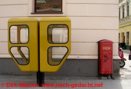 Sibiu, Hermannstadt - Telefonzelle