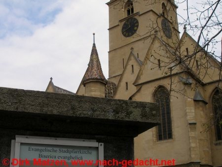 Sibiu, Hermannstadt - Evangelische Stadtpfarrkirche
