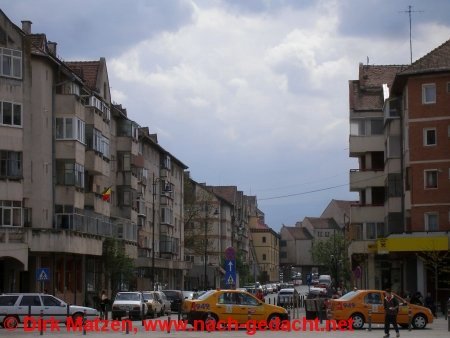 Sibiu, Hermannstadt - Straen in Bahnhofsnhe