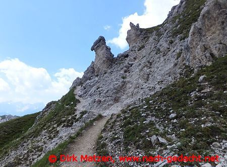 Wanderung an der Dreifingerspitze