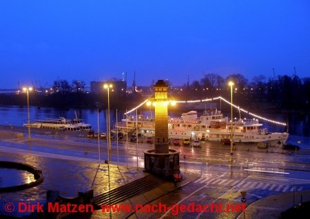 Szczecin / Stettin: Abendstimmung am Hafen