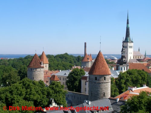Tallinn - Blick auf die Altstadt