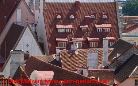 Tallinn, Dcher der Unterstadt