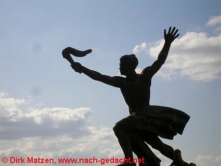 Budapest, Statue auf der Zitadelle