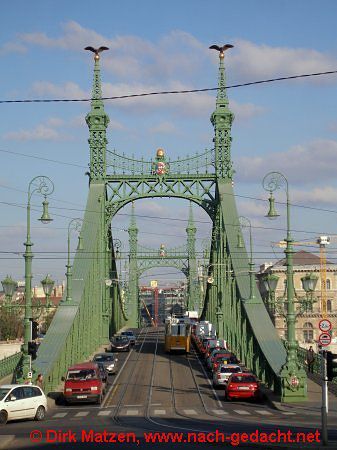 Budapest, Szabadság híd Freiheitsbrücke