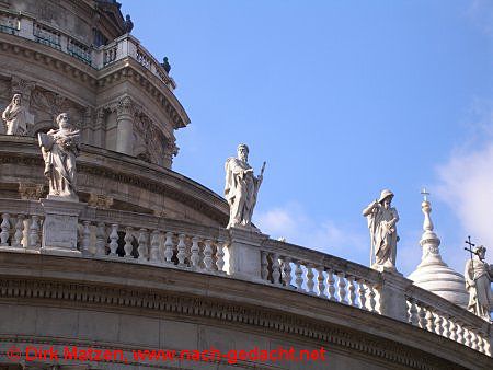Budapest, Detailansicht an der Szent István Bazilika