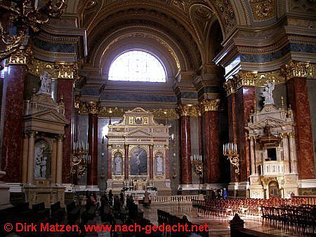 Budapest, Innenansicht der St.-Stephans-Basilika