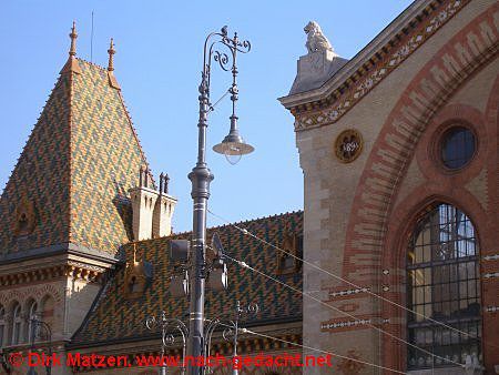 Budapest, Zentrale Markthalle Auenansicht