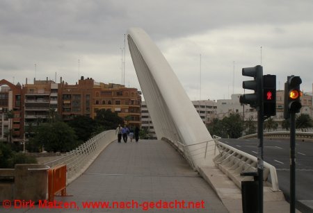 Valencia, Santiago Calatrava: "Puente de la Exposición"