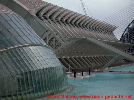 Valencia, L'Hemisfric" und Wissenschaftsmuseum