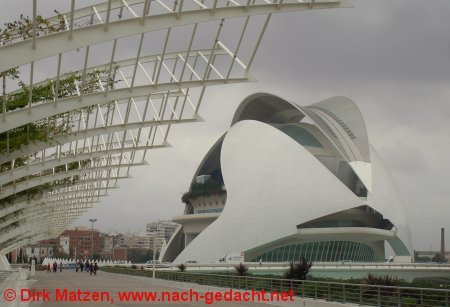 Valencia, Blick in Richtung zur Oper