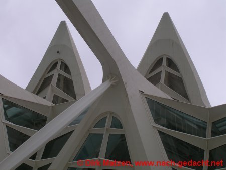 Valencia - Strukturen am Wissenschaftsmuseum