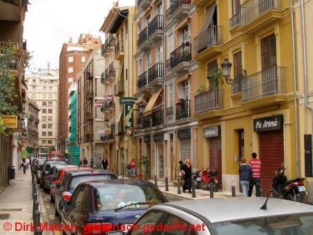 Valencia, Altstadt "Calle de Guillem Sorolla"