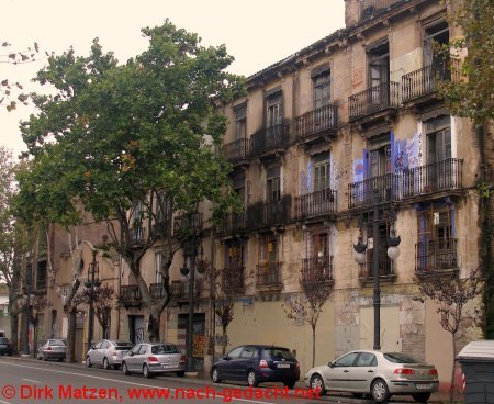 Valencia, Altstadt in der "Calle de Guillem de Castro"