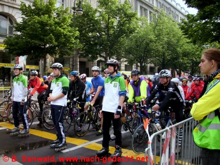 Velothon, Startblock F vor dem Start