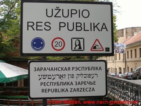 Vilnius, Stadtteil Uzupis