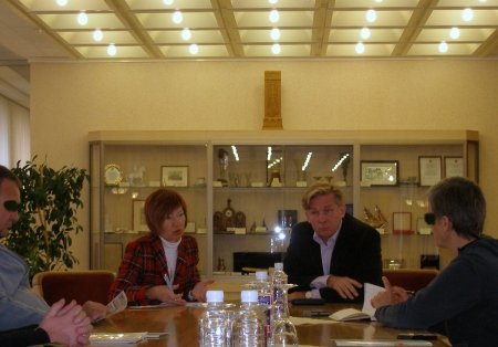 Vilnius, Audronius Ažubalis im Seimas