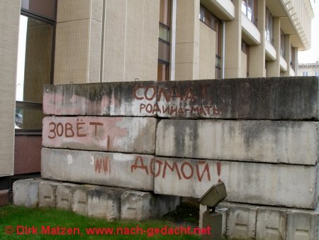 Vilnius, Reste von Barrikaden