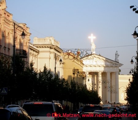 Vilnius, Kathedrale und Gediminas-Prospekt