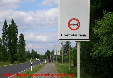 Küstrin-Kietz, Grenzstauraum