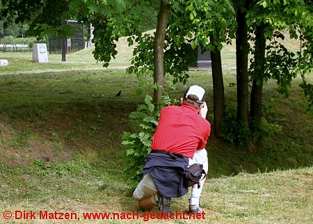 Ornithologen im Nationalpark Warthemndung